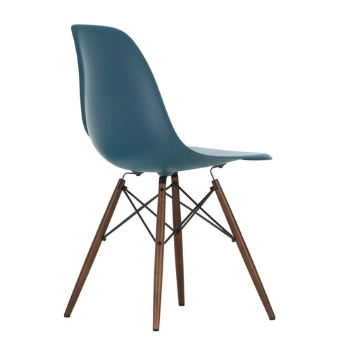 Cadeira Eames em Plástico DSW / Base dark maple